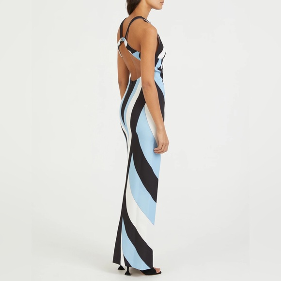PUCCI Open-back printed stretch-crepe maxi dress - Picture 4 of 15